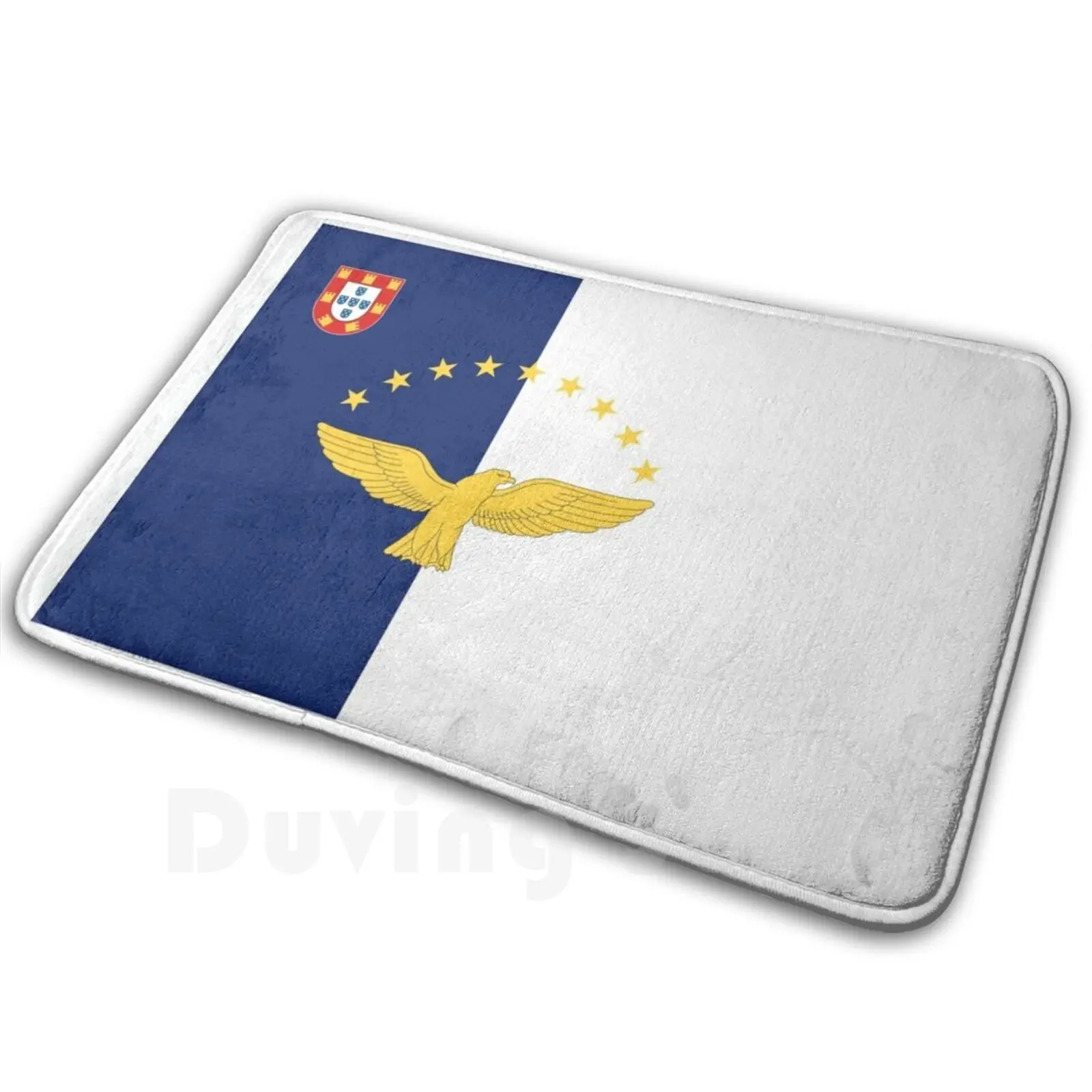 Azores bandeira tapete tapete antiderrapante tapetes quarto galgo portugal azores