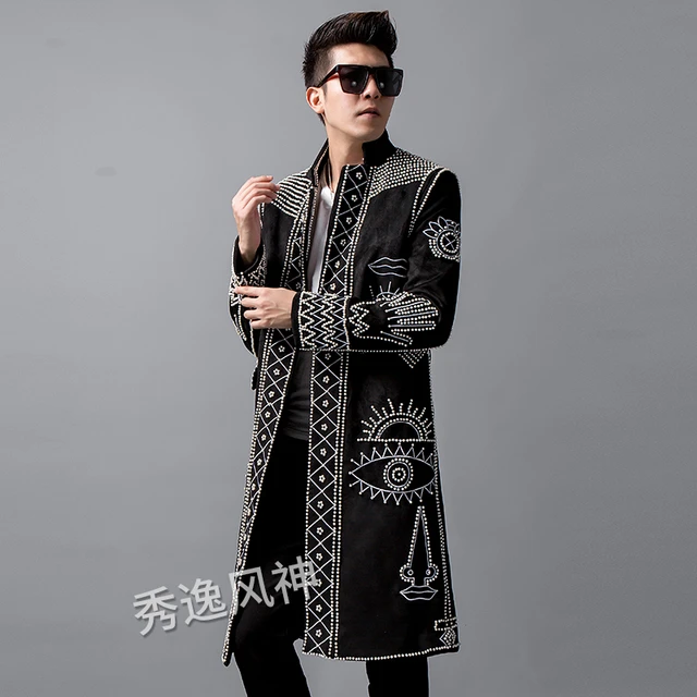 Mens beaded jacket store