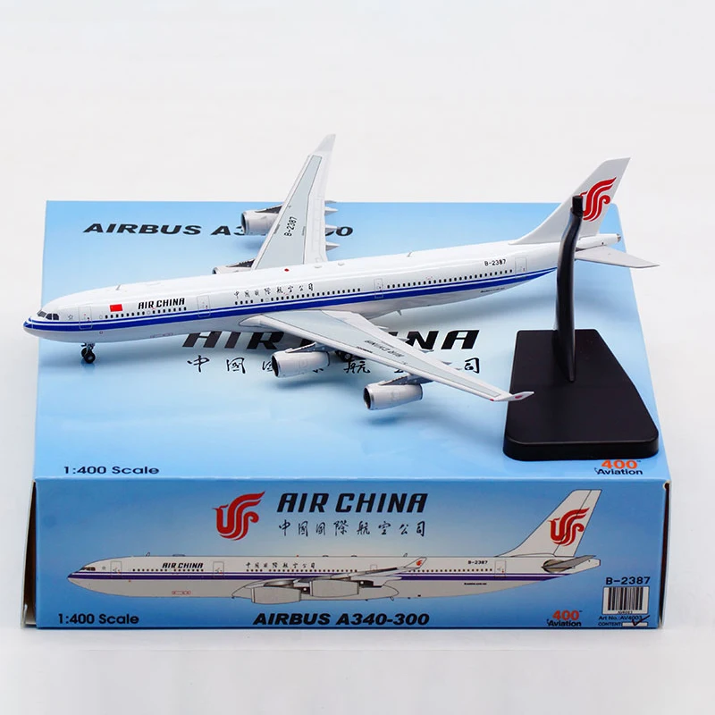 

1:400 Scale China International Airways A340-300 Airline Model with Base Alloy Aircraft For Collectible Souvenir Show Gift Toy