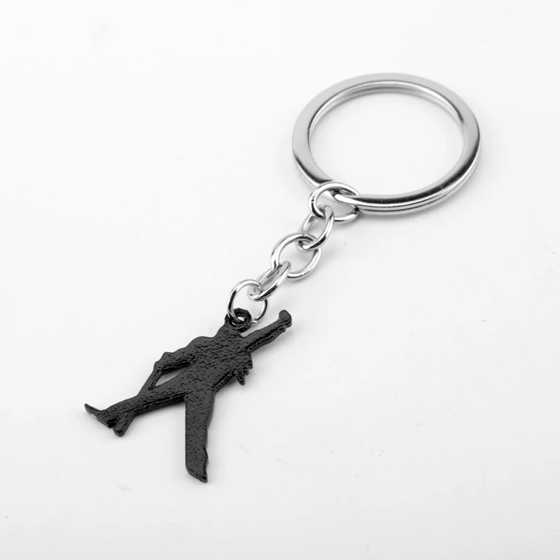 Rock Singer Llaveros Enamel Figure Cosplay Keychain Hip Hop Unisex Key Rings