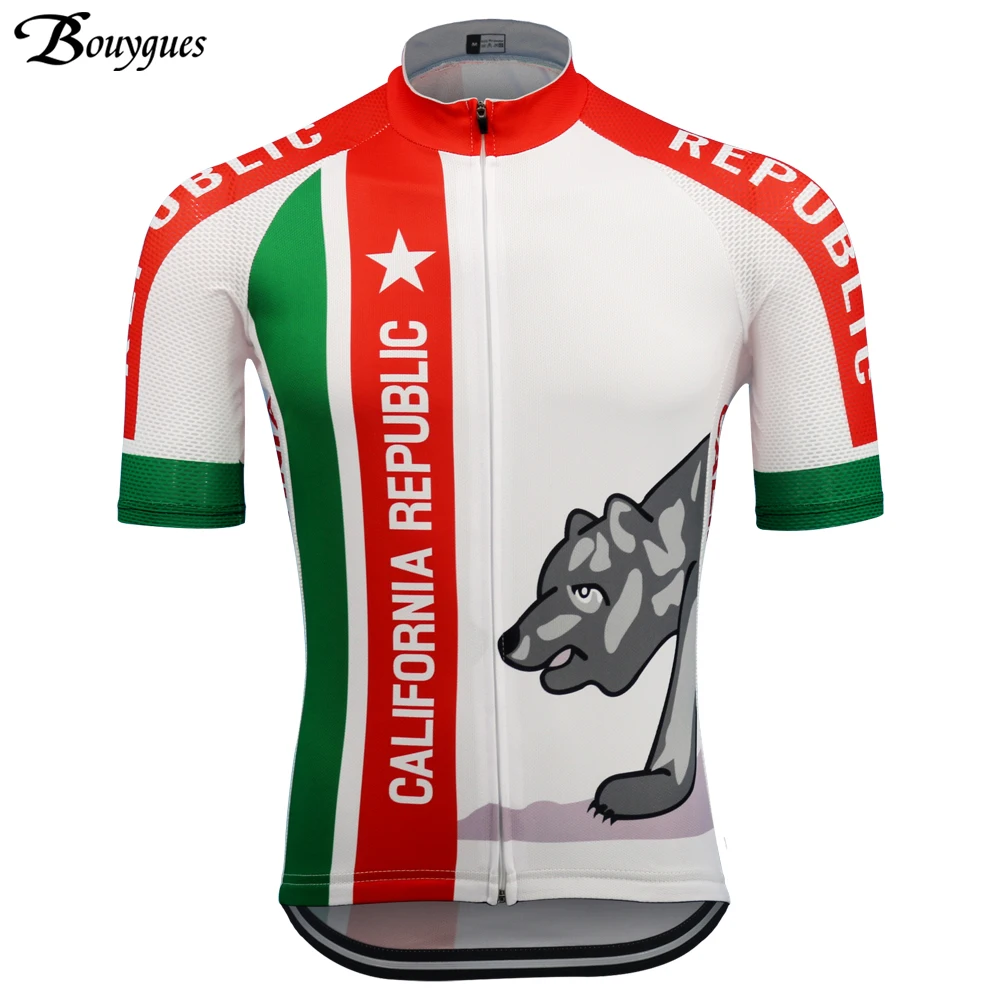 California Republic Multi Style Men\'s Cycling Jersey Ropa Ciclismo Pro Team Cycling Clothing MTB Maillot Ciclismo bike Clothing