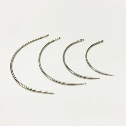 25Pcs C Type J Type I Type Curved Handmade Leather Needle Mattress Needles Hand Sewing Home Household Sewing Needles