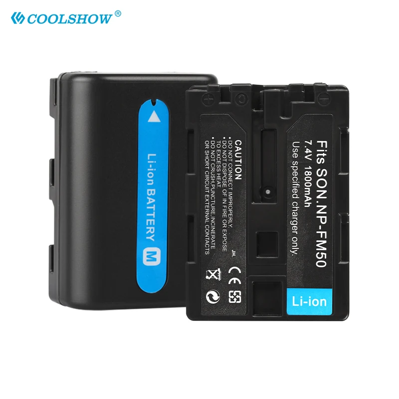 FM50 1800mAh Baterias Recargables Litio Per Sony NP-FM51 NP-FM30 NP-FM55H DCR-PC101 A100 DCR-PC103 Serie DSLR-A100 NP-FM50