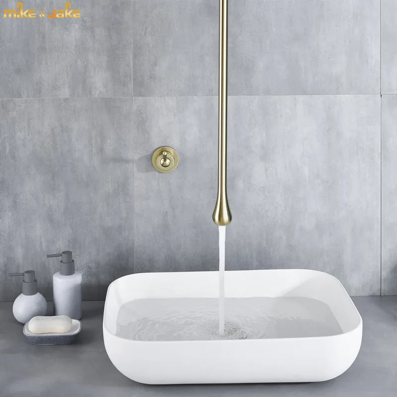 

Bathroom ceiling tap top Ceiling faucet drop water wall style bathroom mixer hot and cold ceiling water tap