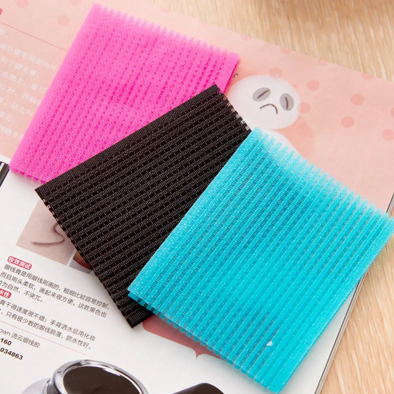 12pcs Hair Gripper No Trace Bangs Paste Posts Barber Hairdresser Holder Acessories Sticker Magic Tape Hair Styling Cutting