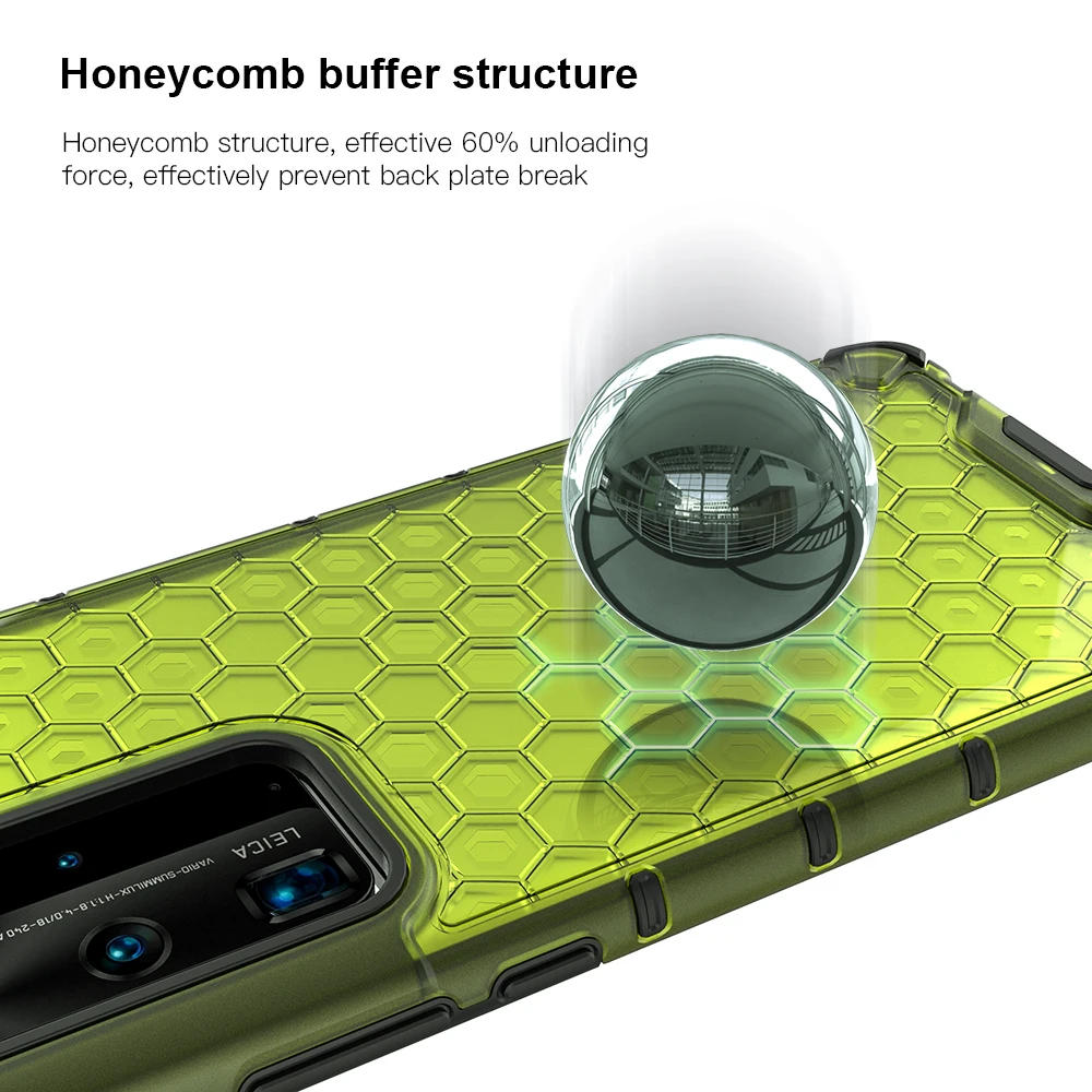 KEYSION Shockproof Case for Huawei P40 P30 Lite Mate 30 20 Pro Y6 Y7 Y9 2019 Y9S Phone Cover for Honor 20 Pro 20S 30S 8A 9X 8X