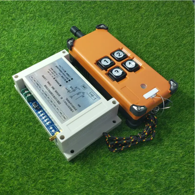 433mhz DC 12V  24V 36V  48V 30A relay  4CH 3000W RF switch Wireless Remote  High power  industrial/agricultural 1000M power on