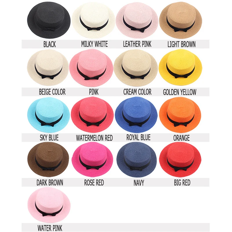 W69 Hat Men And Women Spring And Summer England Retro European And American Bow  Top hat Sunscreen  Beach Hat