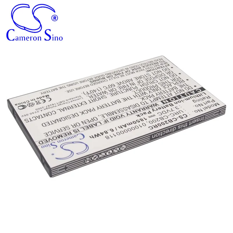 CameronSino Battery for Sonos CB200 CB200WR1 CR200 Controller 200 Controller CB200 fits Sonos 01000000118 Remote Control battery