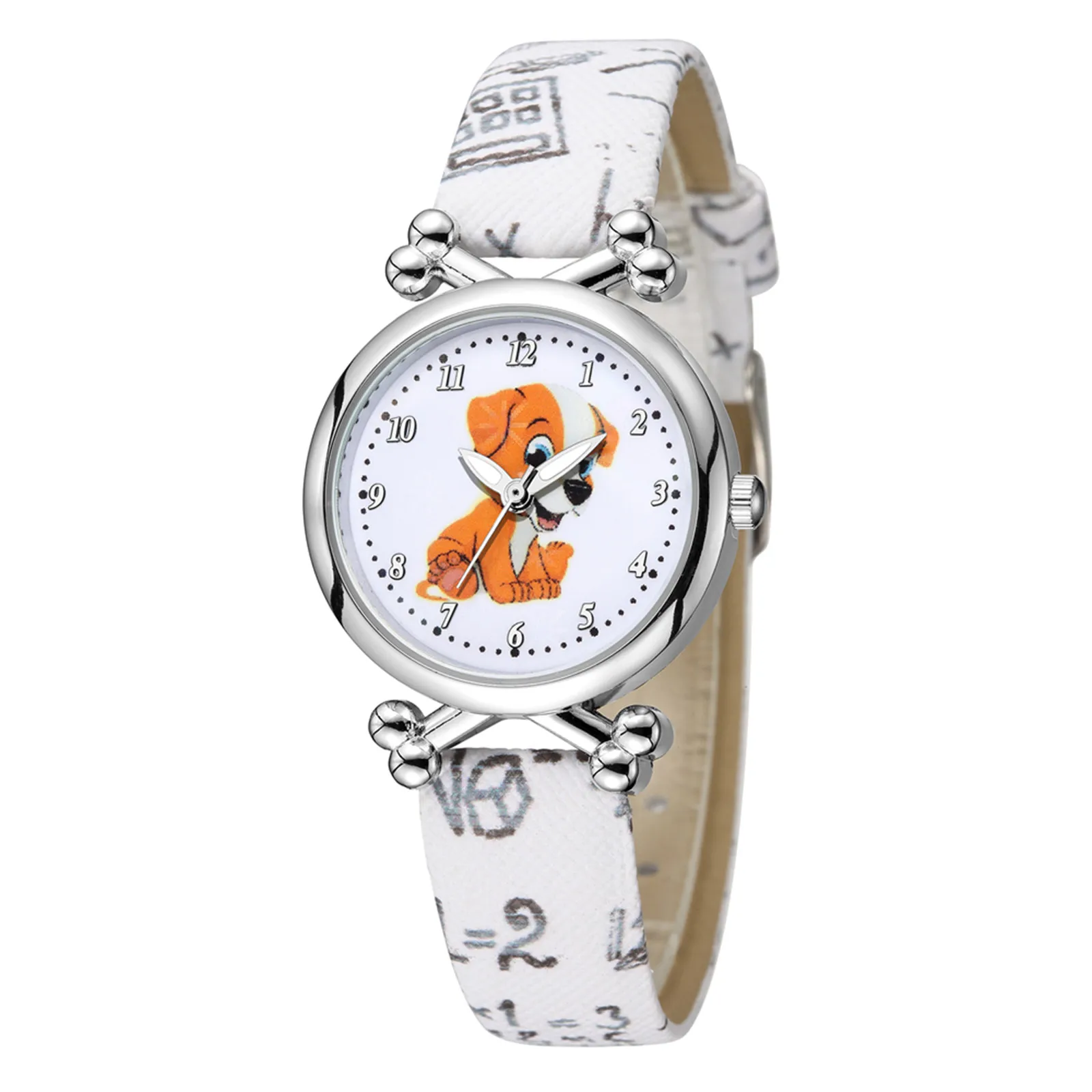 Hot Relief Trend Fashion Sports Children Dog Pattern Luminous Quartz Watch Gift Waterproof  High Quality Alloy Case Unisex Watch