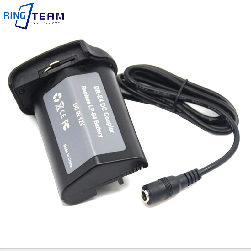 DR-E4 صندوق بطارية LP-E4/LP-E19 الدمية البطارية مناسبة لكانون EOS-1D C 1D X 1D مارك III 1D مارك IV 1Ds مارك III EOS R3