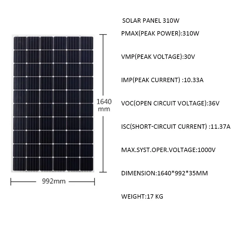 Solar Panel Kit Complete For Home 10000 w 10KW 220V 110V Off Grid System With Battery Solar Generator Bedroom Farm Heater Villa