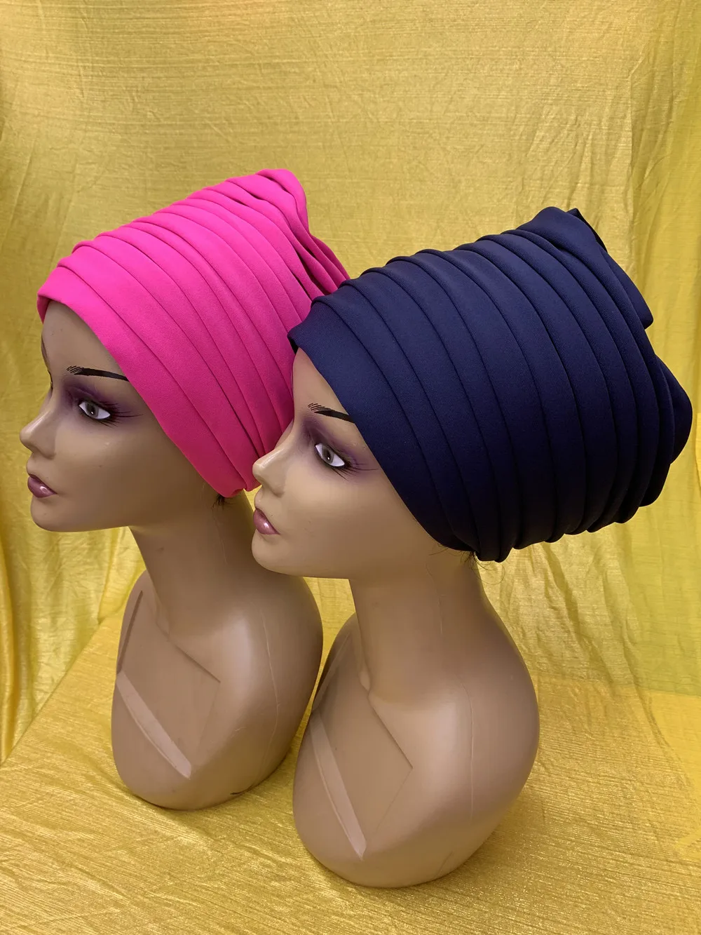 Trendy Muslim Hijab Caps Solid Color Wrap Head Inner Hijabs Cotton Turban Bonnet For Women Islamic Under scarf Hat 12 pcs/pack