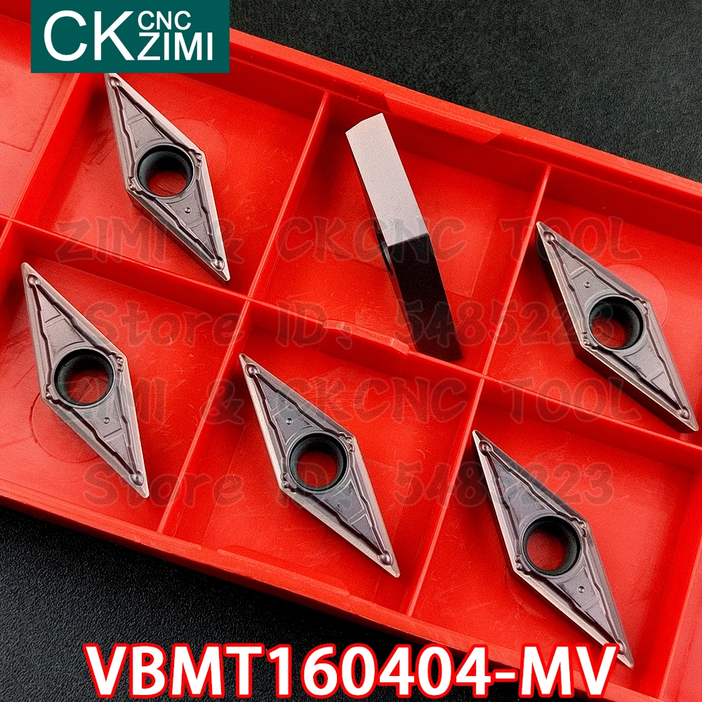 VBMT160404-MV vbmt 160404 mv inserções de carboneto torneamento externo ferramentas cnc máquinas metal torno ferramentas para aço inoxidável