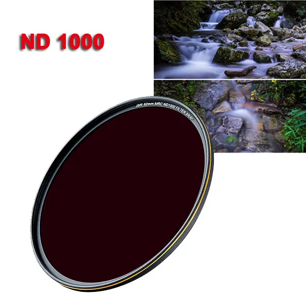 52mm 58mm 62mm 67mm 77mm 82mm ND 1000 Neutral Density ND 1000 Lens Filter ND1000 Ultra Thin for Canon Nikon Sony Camera