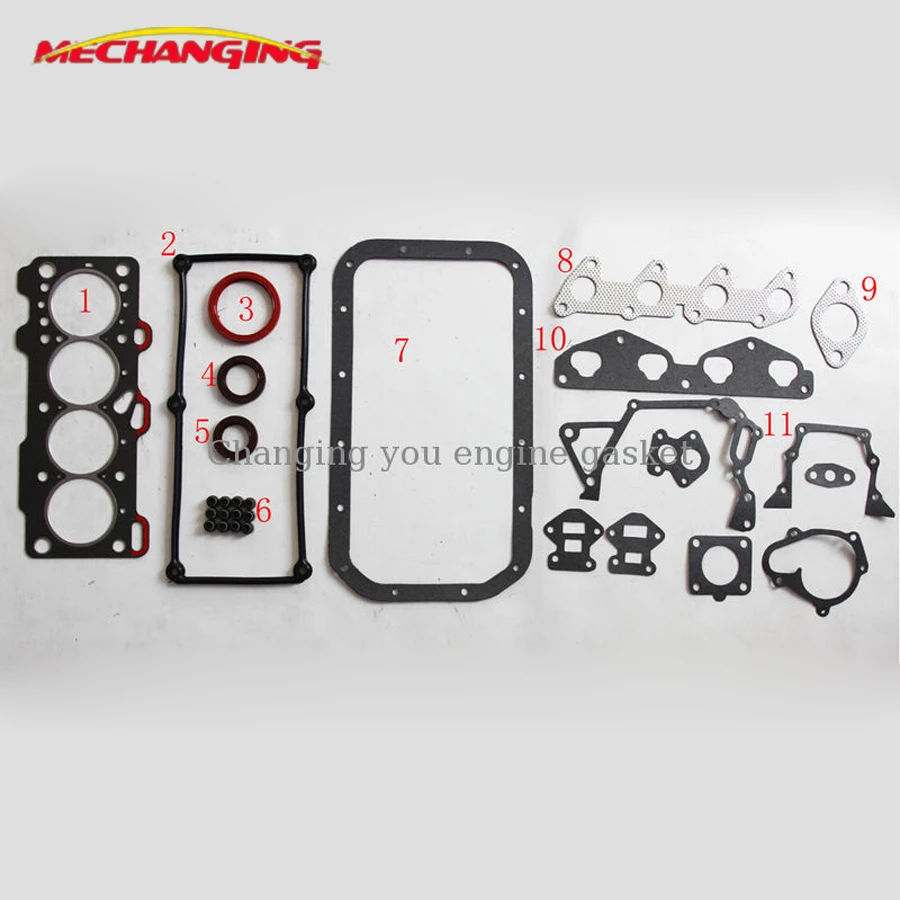 

G4HC For HYUNDAI ATOS PRIME SANTRO Engine Parts Engine Rebuilding Kits Engine seal Gasket Full Set Engine Gasket 20910-02C00