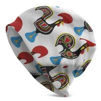 Galo De Barcelos , Portugal Unisex Men Women Thin Beanie Casual Cap Portugal Portuguese Azores Azorean Rooster Galo Barcelos