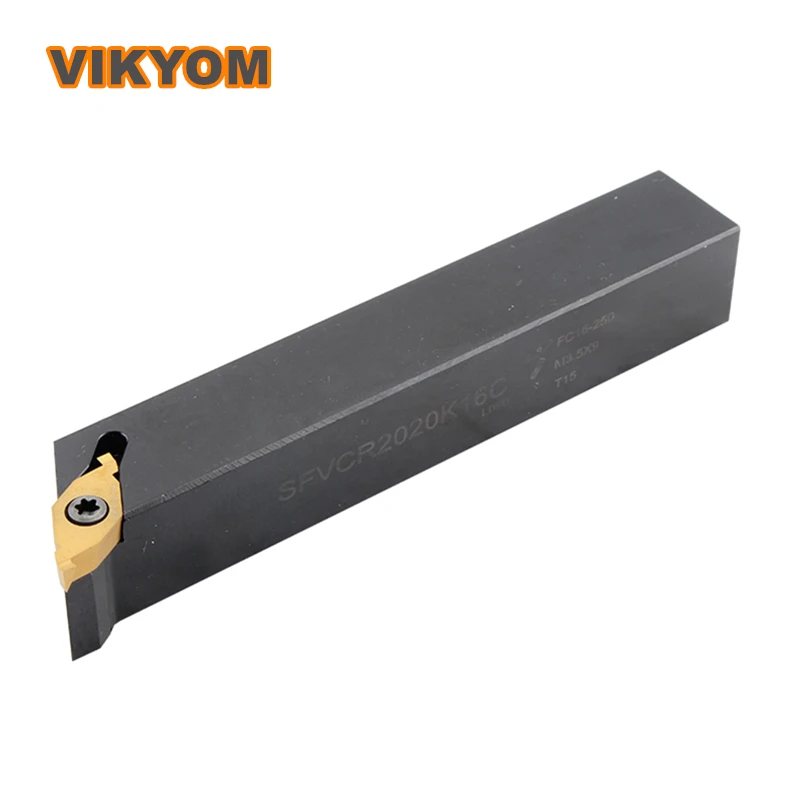 CNC เครื่องมือ Grooving เครื่องตัด SFVCR2020K16/SFVCL2525M16ภายนอกเครื่องมือ Slotted Cutter Arbor แท่งสำหรับ1604แทรก