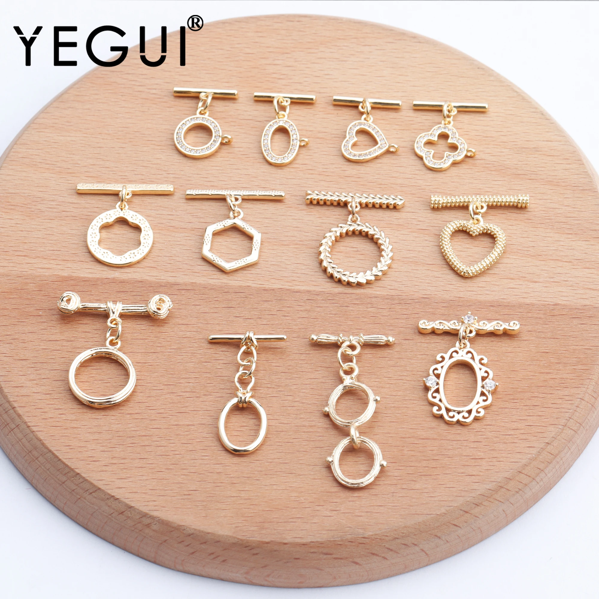 

YEGUI M738,jewelry accessories,18k gold plated,0.3 microns,connector,hand made,diy bracelet necklace,jewelry making,10pcs/lot