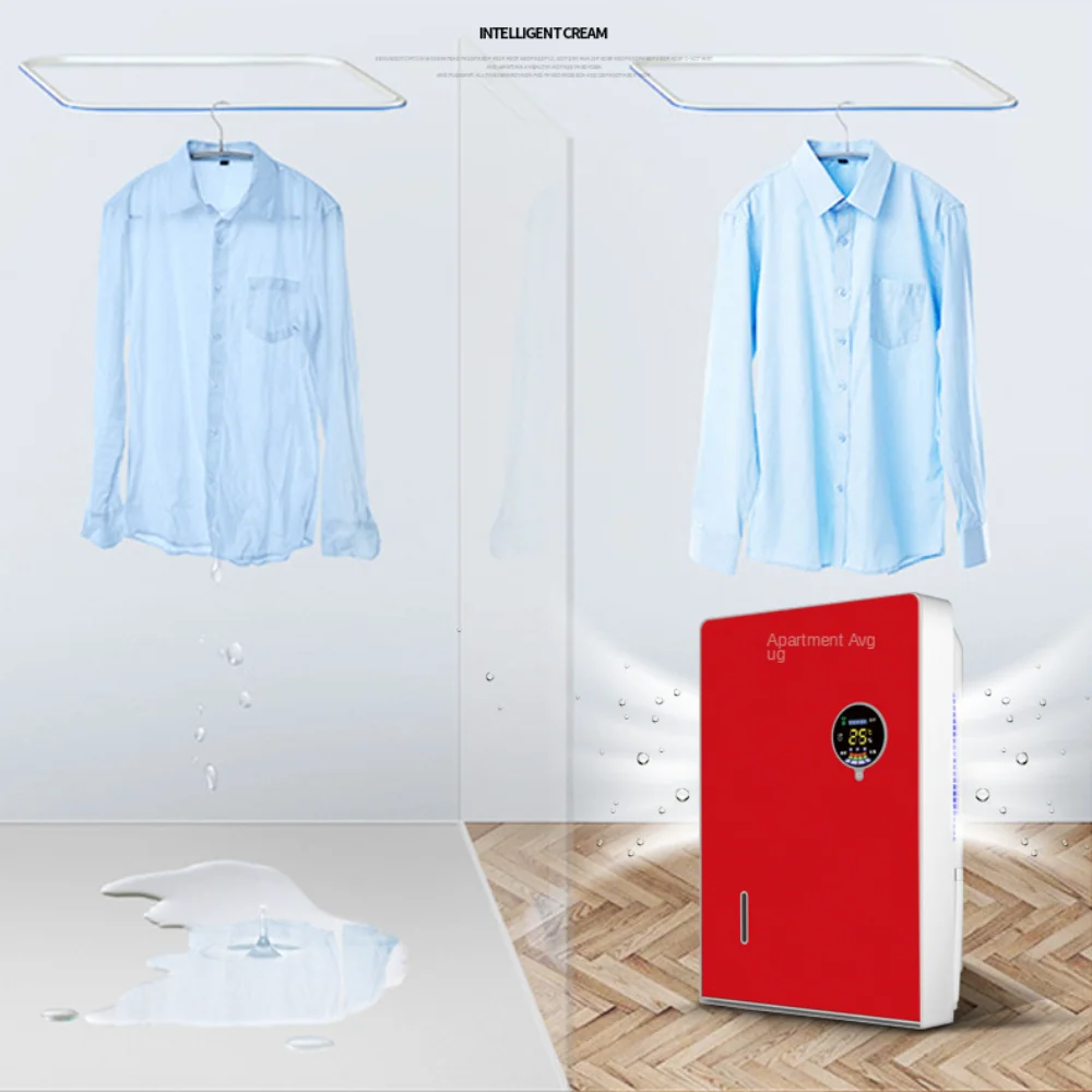 2200Ml Dehumidifier Rumah Tangga Listrik LED Bisu Dehumidifier Ruang Bawah Tanah Villa Kelembaban Menyerap Mesin Pengering Desumidificador