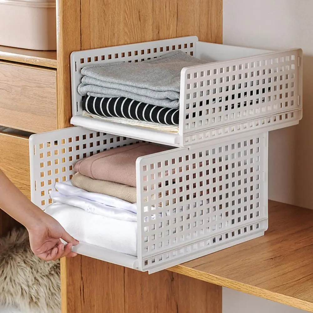 

Detachable Clothes Organizer корзина для белья Wardrobe Partition Board Drawer Basket Shelf Box