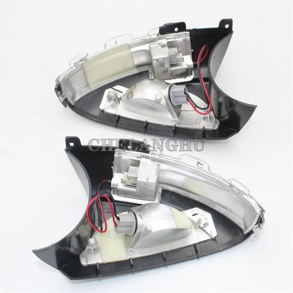 Dla VW Tiguan 2012 2013 2014 2015 2016 2017 2018 samochodów stylizacji tylna lampa LED nad lustro lampa włącz wskaźnik sygnału z kałuży światła — zdjęcie 7