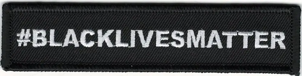 

Hot! #BLACKLIVESMATTER Black Lives Matter Movement Iron On Patch(≈ 11.4 * 2.5 cm)