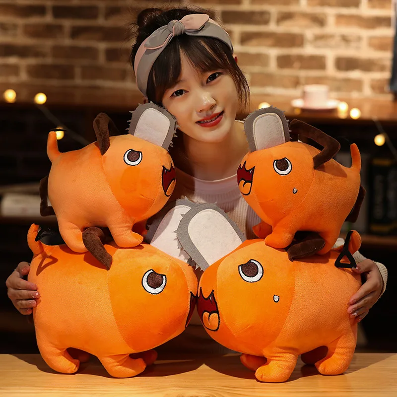 Japanese Anime Chainsaw Man Pochita Plush Dolls Cartoon Animal Pillow Cushion Collection Cosplay Birthday for Children 25/40cm