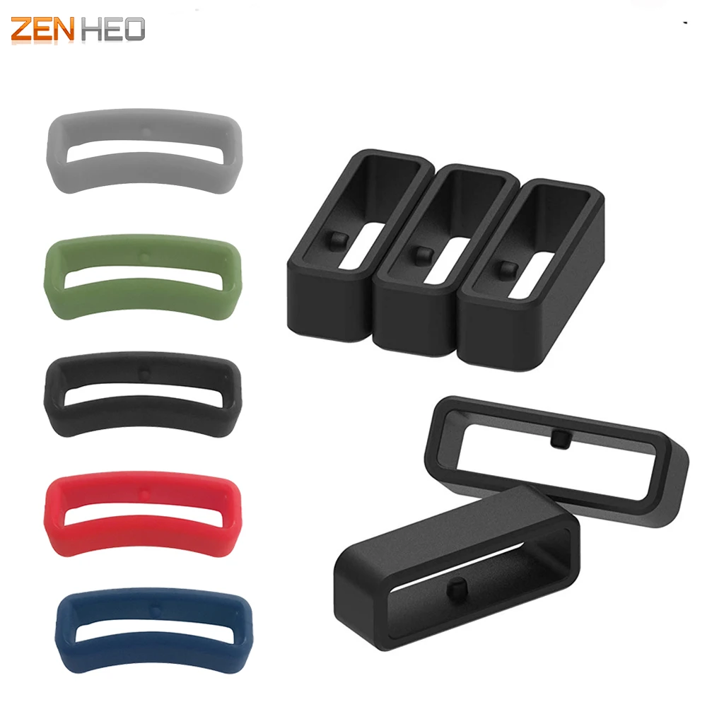 22mm Strap Band Safety Buckle Rings for Garmin Forerunner 220 230 235 735XT 945/935 Replacement for Garmin Fenix 5/Fenix 5 Plus