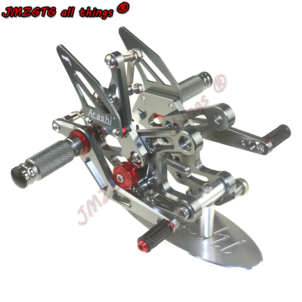 For KAWASAKI ZX10R 2016 2017 2018 2019 2020 Motorcycle CNC Adjustable Rear Sets Footrests Foot Peg Rearset