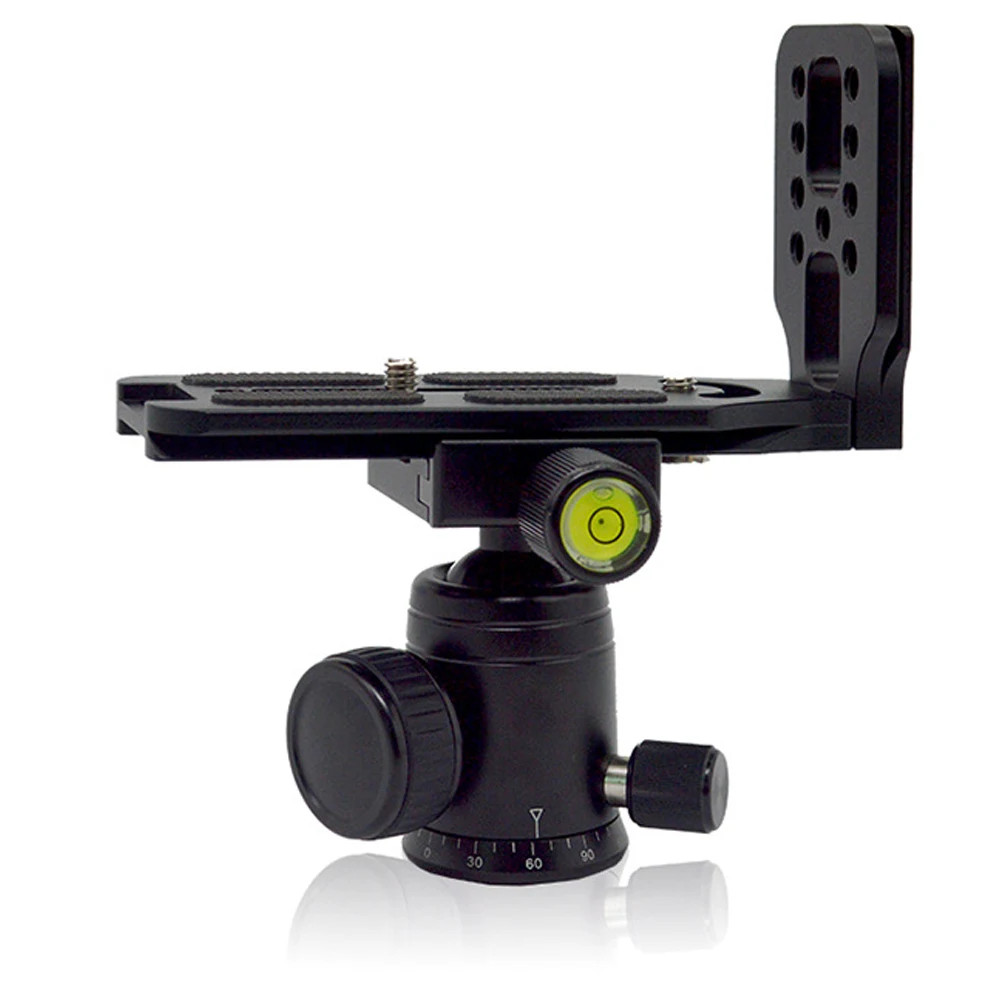 JINTU-Soporte Universal en L para cámara, placa en L de liberación rápida, tornillo de 1/4 pulgadas, vídeo Vertical suizo, Compatible con Nikon, Canon, Sony, Fuji