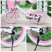 Children Bicycle Kickstand Carbon Steel Kids Foot Support Single Side Stand For 12/14/16 Inch Bike Balance Car Parking Frame