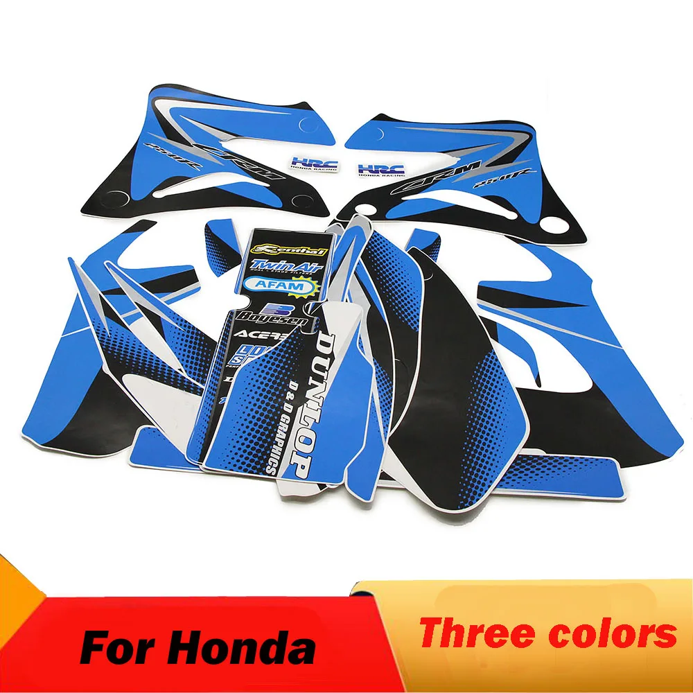 Off-road Motorcycle Sticker Decals Full Set Of Whole Car Stickers Fuel Tank Decals For Honda CRM250R CRM 250R CRM250 R