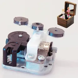 DIY Music Box Mechanism With Three Rotating Magnets Ballet Musical Movement Christmas gifts Unusual
