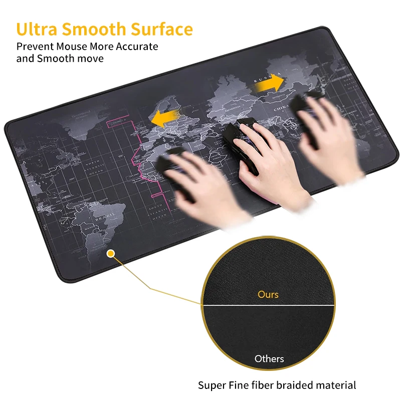 Oyun Mouse Pad oyun fare altlığı bilgisayar fare Mat masa Mause ped klavye fare XXL halı oyun aksesuarları PC için sümen