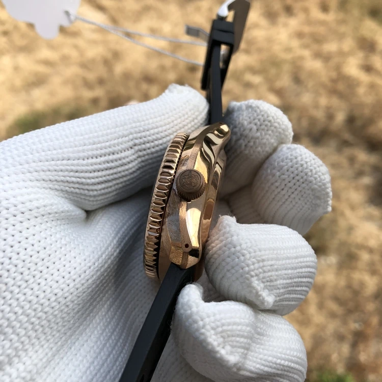 STEELDIVE 62Mas Men Diver Watch,Mens Automatic Watches Bronze Sport Wristwatches 300m Waterproof BGW9 Luminous Sapphire NH35