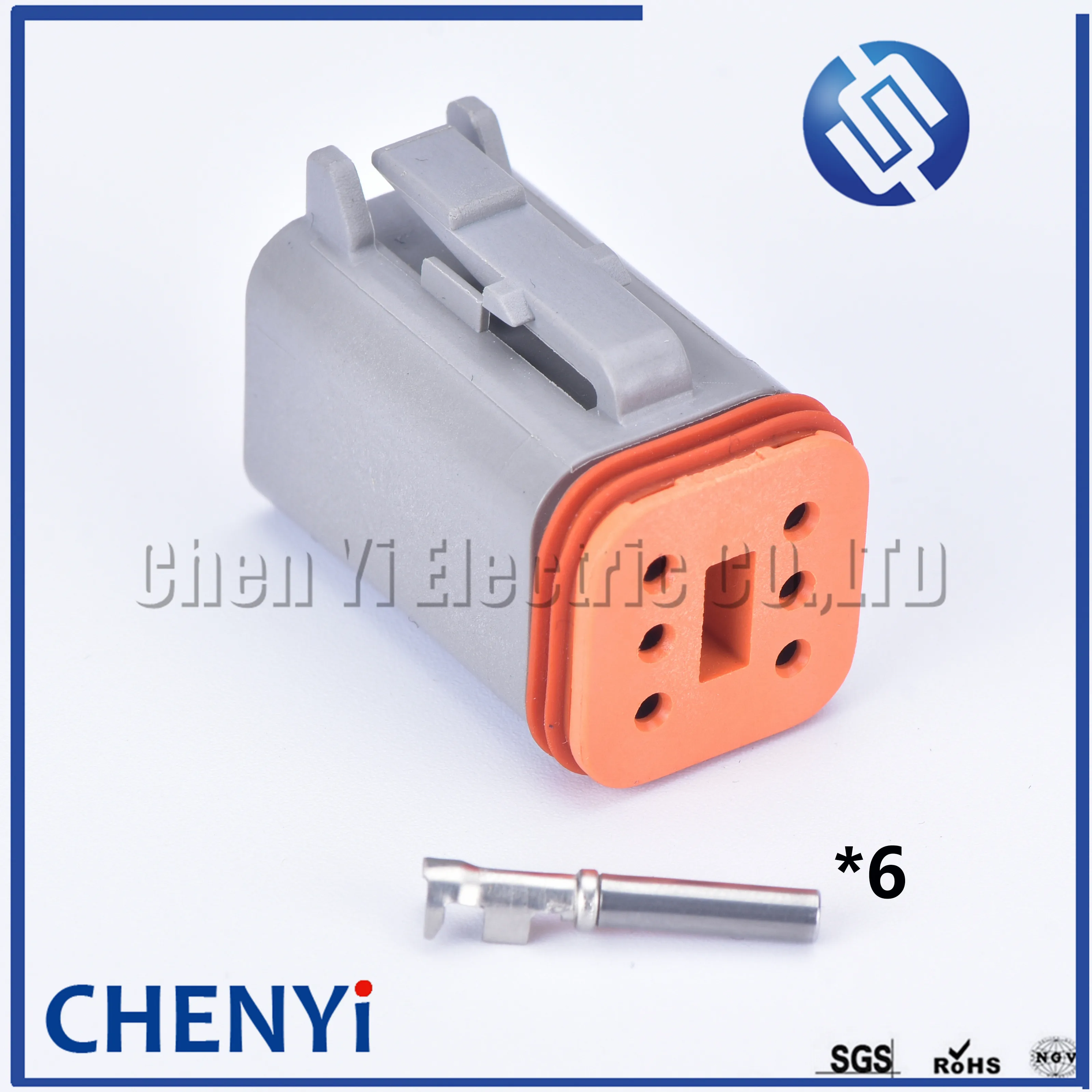 1 set Deutsch DT 6 Pin connector DT06-6S/DT04-6P Male or Female Auto Waterproof Connector Automotive Sealed Plug