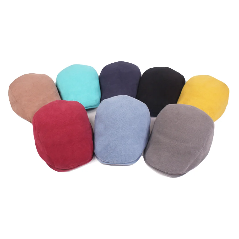 Men High Quality Soft Cotton Golf Driving Beret Cabbie Hat Newsboy Flat Ivy Cap