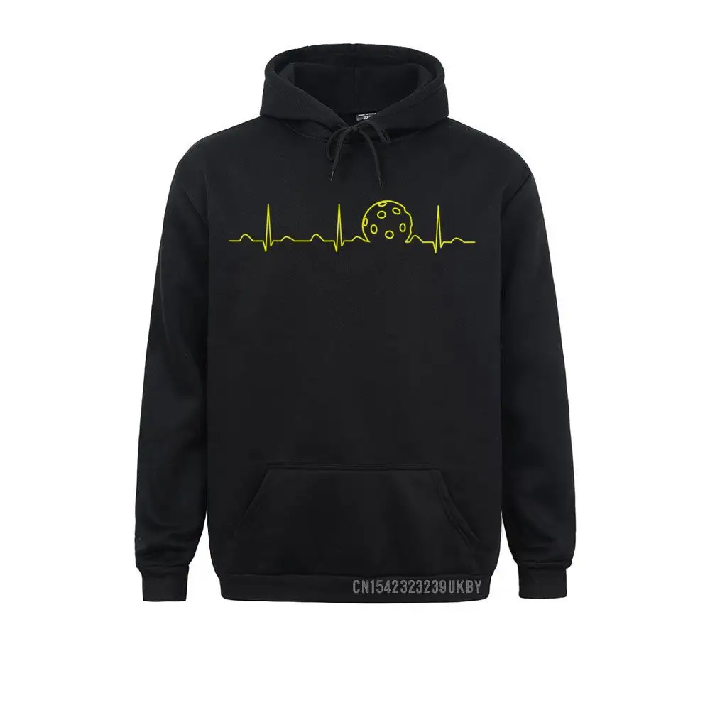 

Pickleball Heartbeat Harajuku Funny Cute EKG Love Player Sweatshirts Normal Hoodies Long Sleeve On Sale Clothes Male