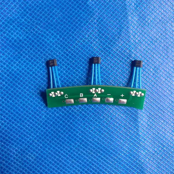 3pcs Two-wheeled electric vehicle Hall plate Hall element circuit board 3144 41F 413 60° 120° Hall PCB Board