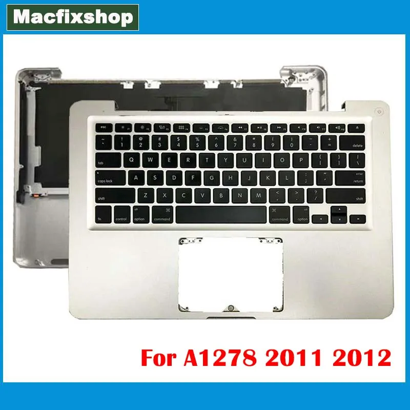 

SP FR EU A1278 Top Case For Macbook Pro 13" A1278 Topcase German French Azerty Spanish Keyboard With Backlight Backlit 2011 2012