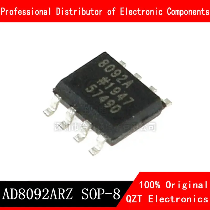 

10pcs/lot AD8092ARZ AD8092AR AD8092A AD8092 SOP-8 new original In Stock