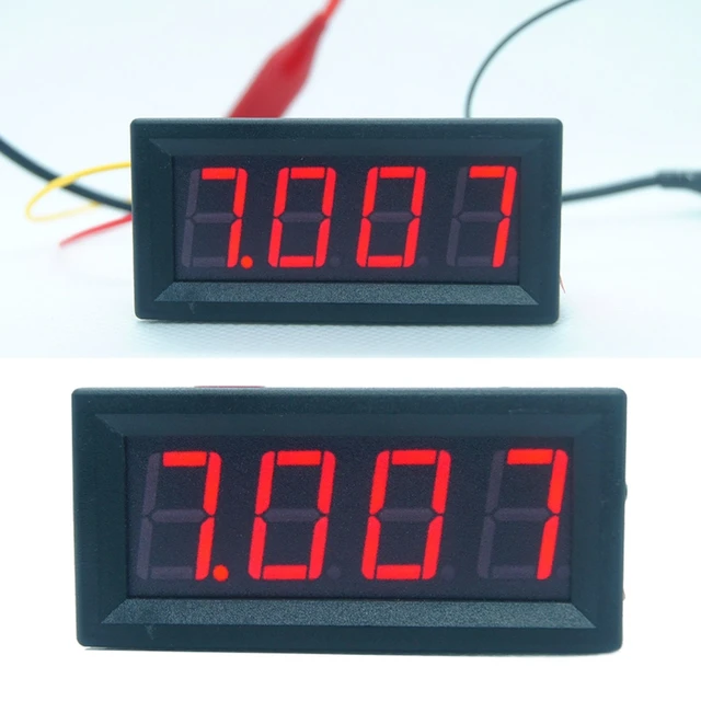 DC 0-99.99V (100V) 4-cyfry 0.56 cal woltomierz cyfrowy 3 przewód do sprawdzania napięcia miernik panelu Y98E