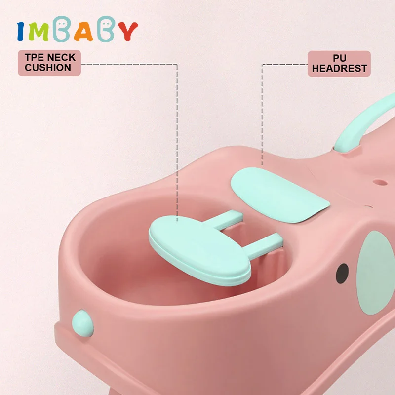 IMBABY-Chaise de shampoing pliable pour tout-petit, chaise inclinable coordonnante pour enfants, réglage multi-positions, disponible pour adultes