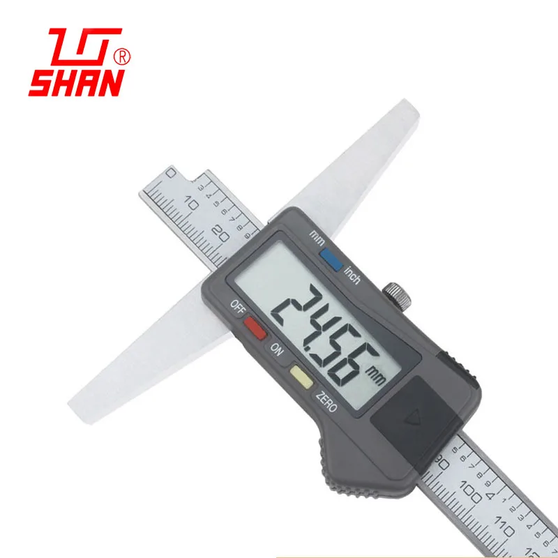 0-200mm depth caliper High precision electronic digital depth gauge vernier caliper stainless steel calipers metalworking