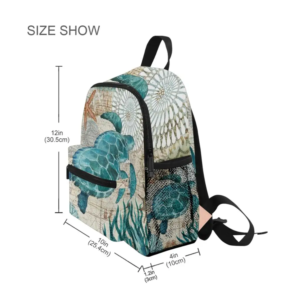 New Waterproof Children School Bags Orthopedic Backpack for Kids Primary Book Satchels Cartoon Sea Turtle Schoolbag Mochila 2021