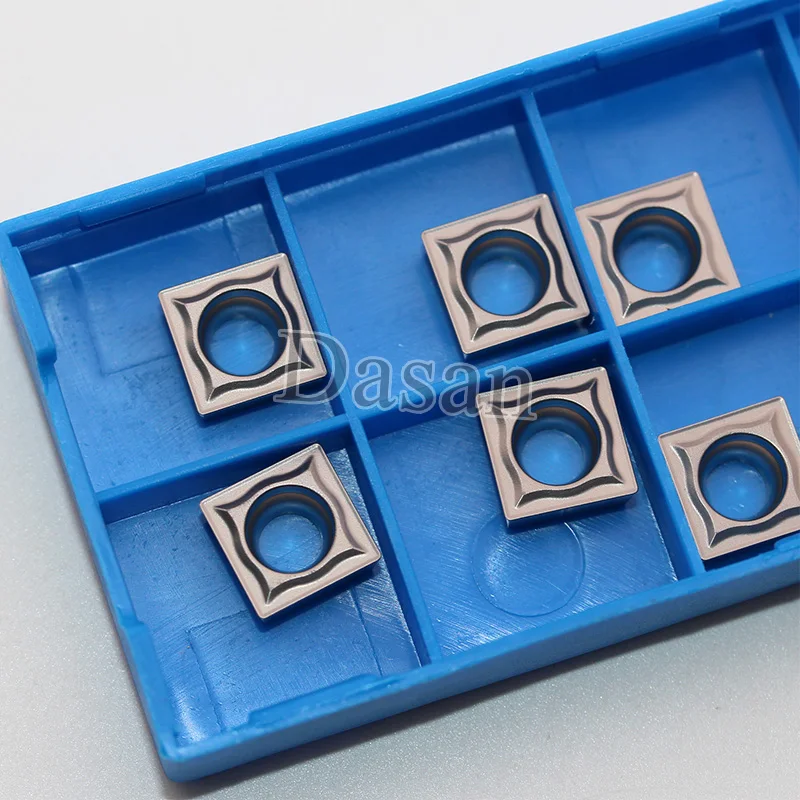 شفرات سكين فولاذية عالية الجودة ، ملحقات المخرطة SCMT09T308 MT cermeet SCMT09T304 CNC