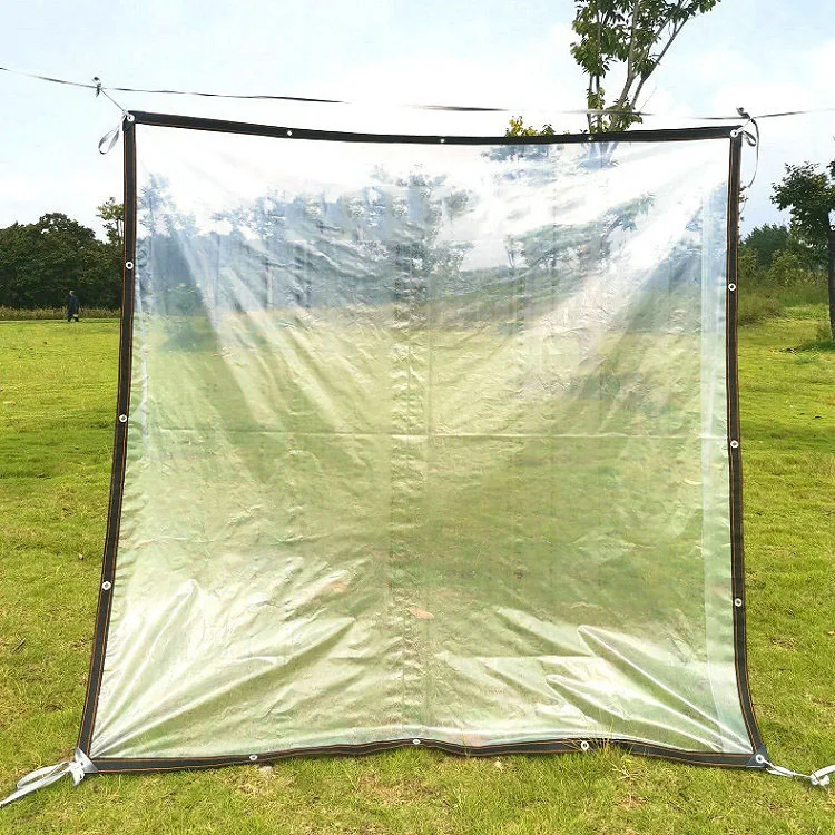 Plastic PE Rainproof Film Tarp Garden Bonsai Succulents Plants Shelter Keep Warm Transparent Film Tarpaulin Cover Windproof