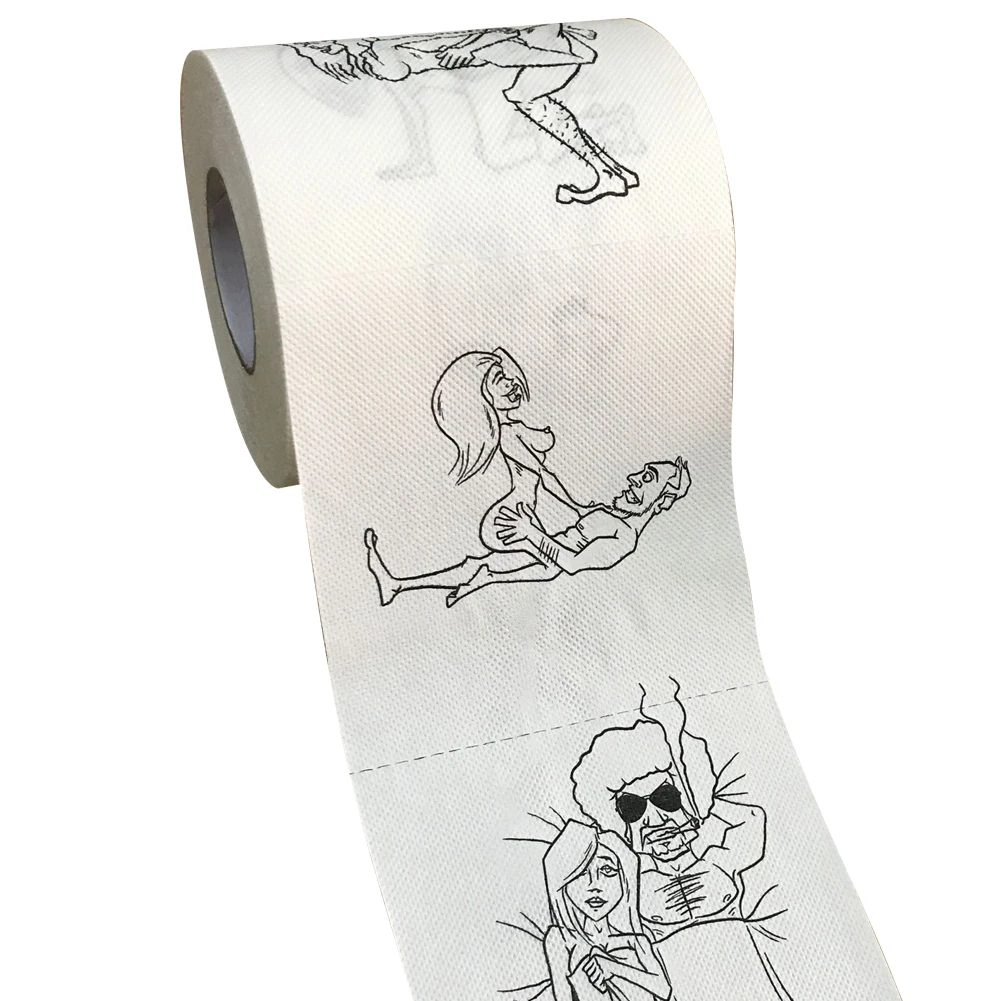 Hot Super Funny Joke Paper Towels Toilet Paper Bulk Rolls Bathroom Tissue Soft 3Ply