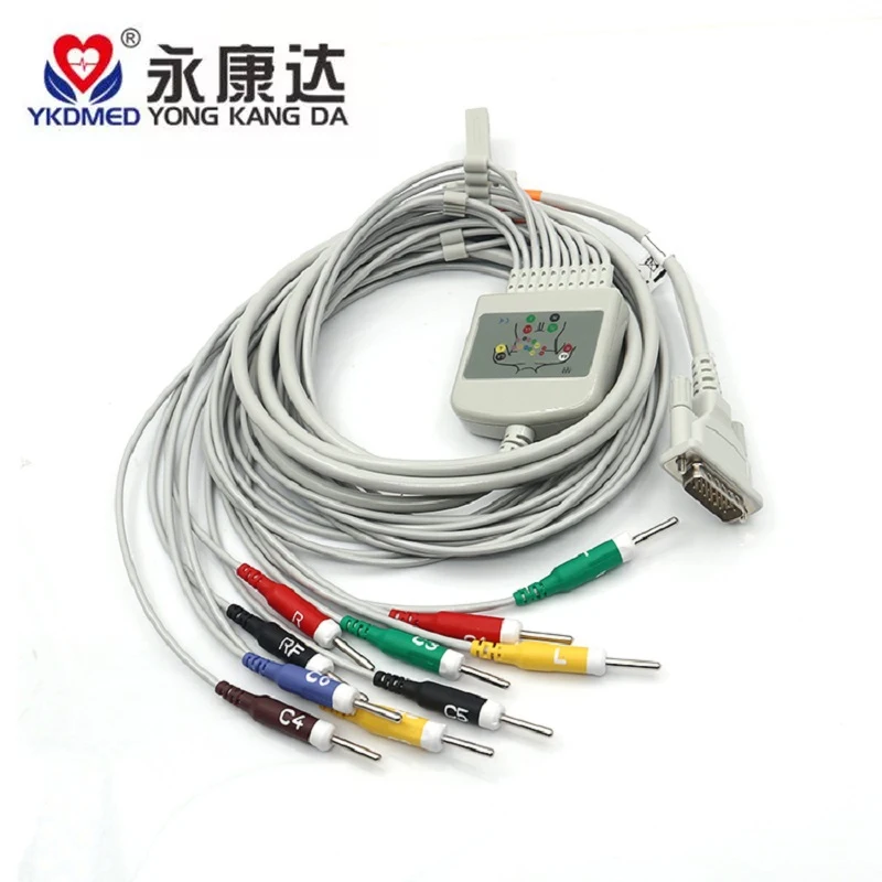 Ekg Cable 10 leads For Patient Monitor/10 Kohm Resistor